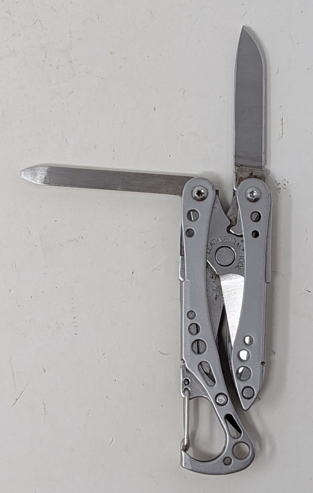 LEATHERMAN STYLE CS Black Multi-Tool Knife File Carabiner – FOR PARTS OR REPAIR