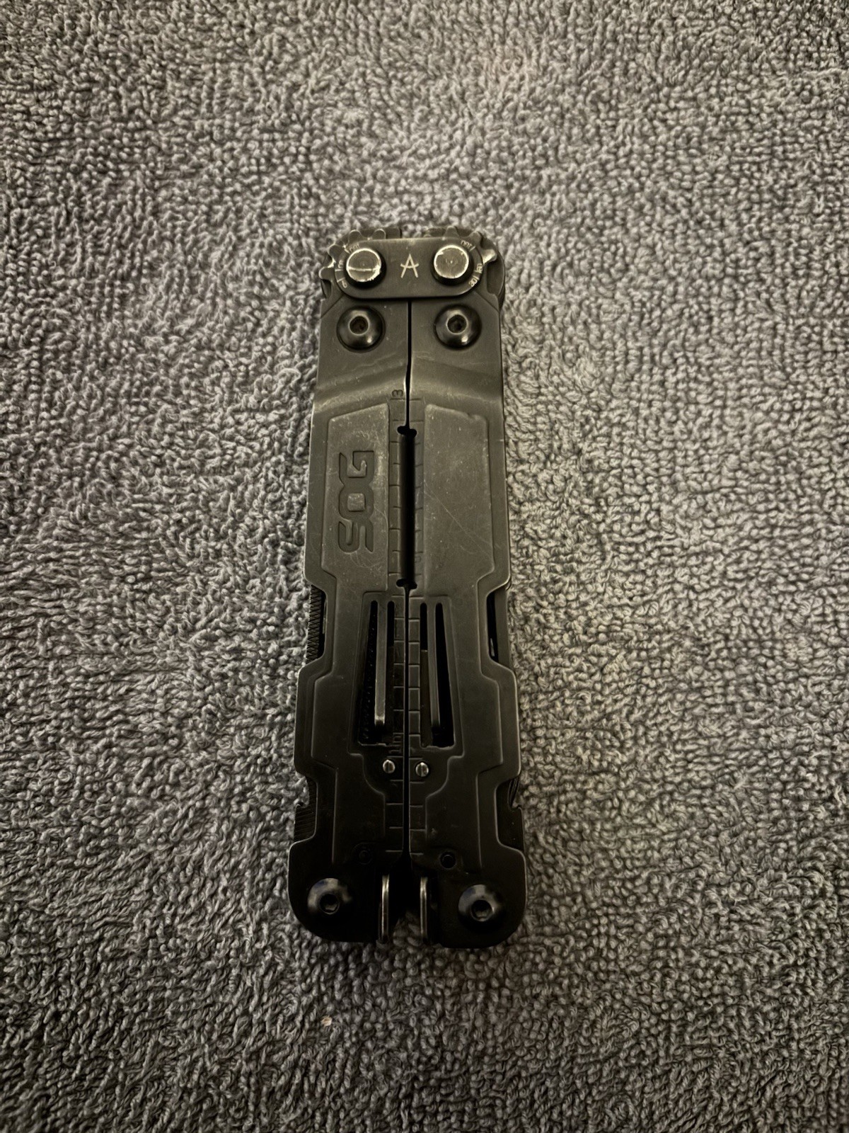 SOG PowerAccess Black Multi-Tool w/ Pliers 3in Straight Blade File Pocket Clip