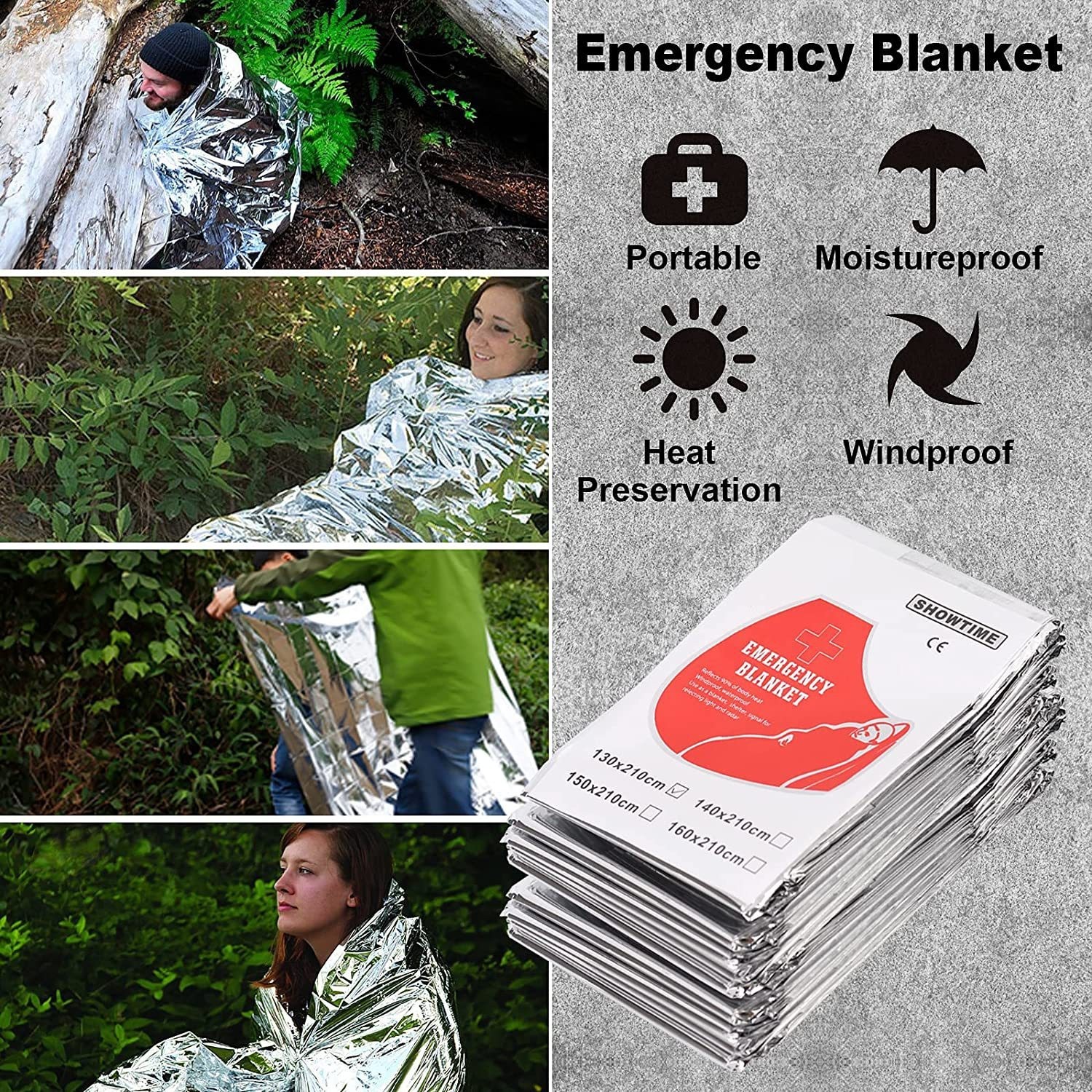 Outdoor Survival Equipment Tool Set, Exploration, Self-Defense and First Aid Kit