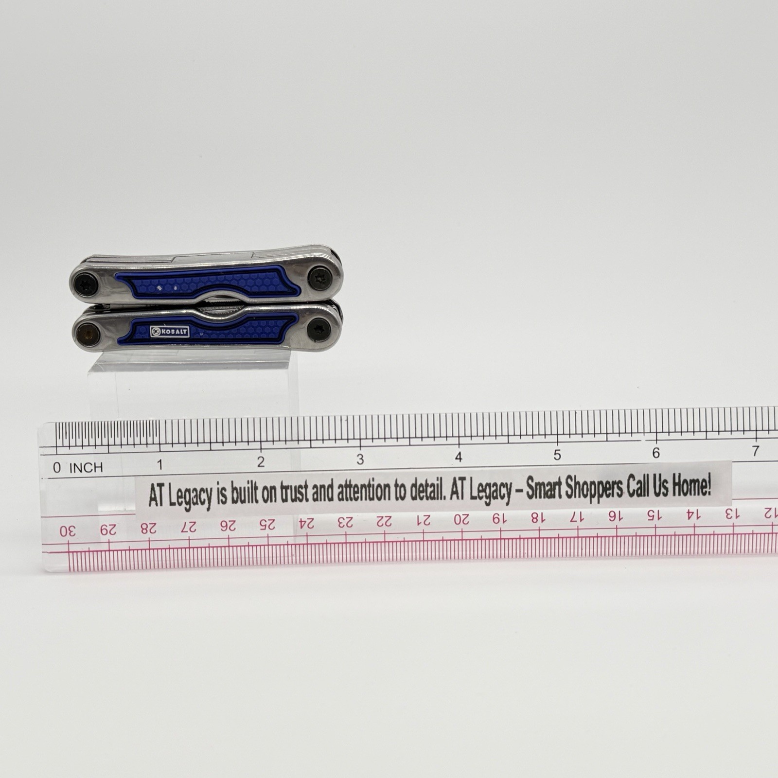Kobalt Mini Multi-Tool Pliers 3″ Folding Pocket Tool 13-in-1 Blue Handcrafted