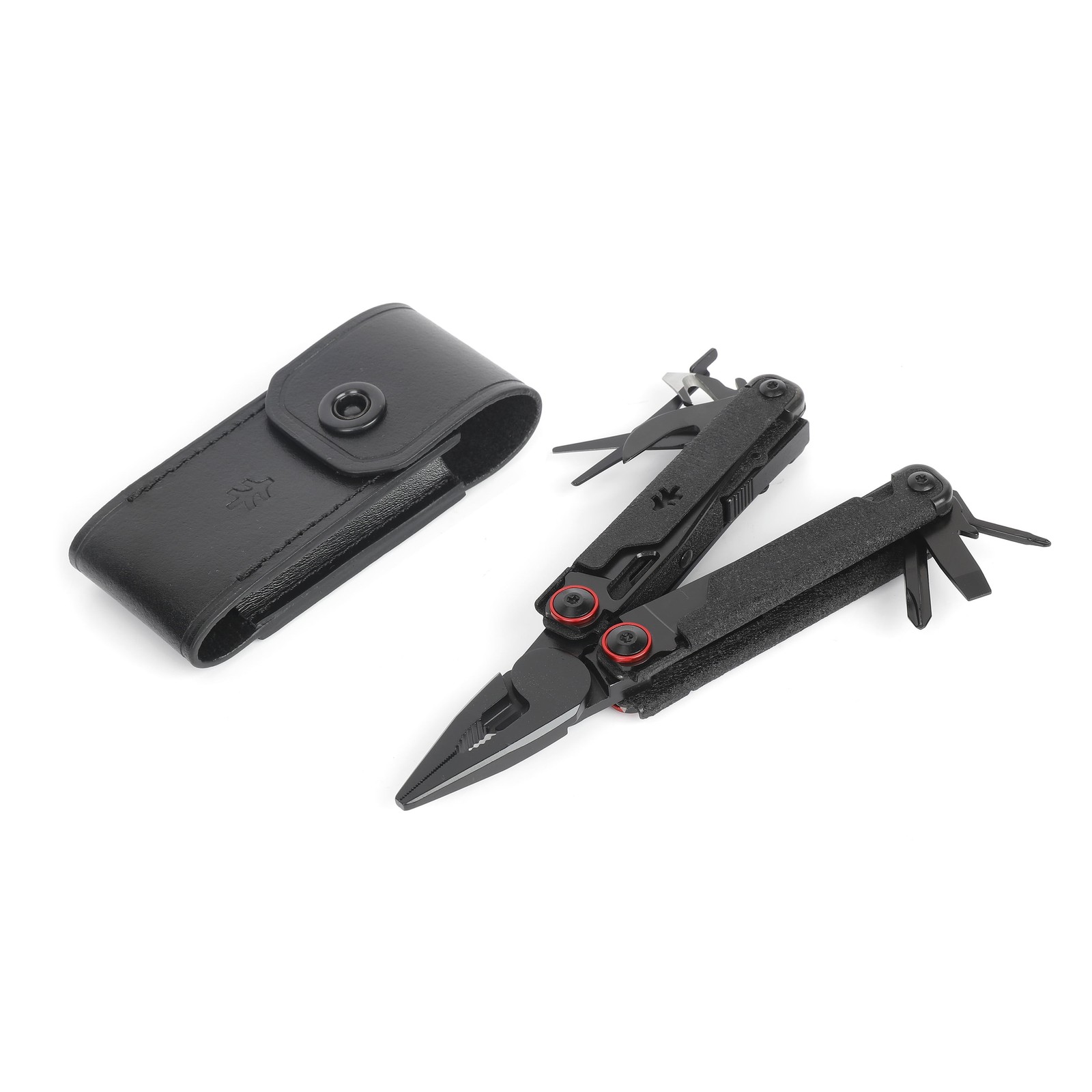Praktisch Aus-8 Steel 17-in-1 Folding Multi Tool W/ Leather Sheath