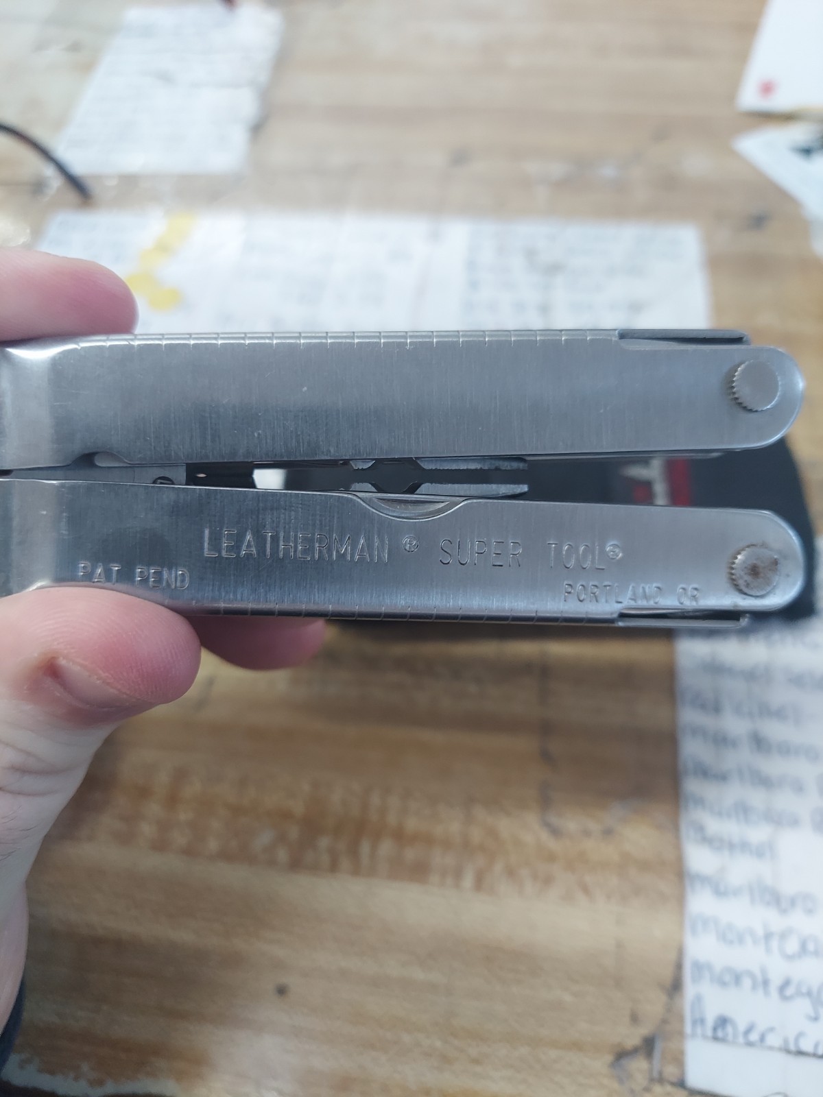Leatherman Supertool 300 Stainless Steel Multitool with Leather Box