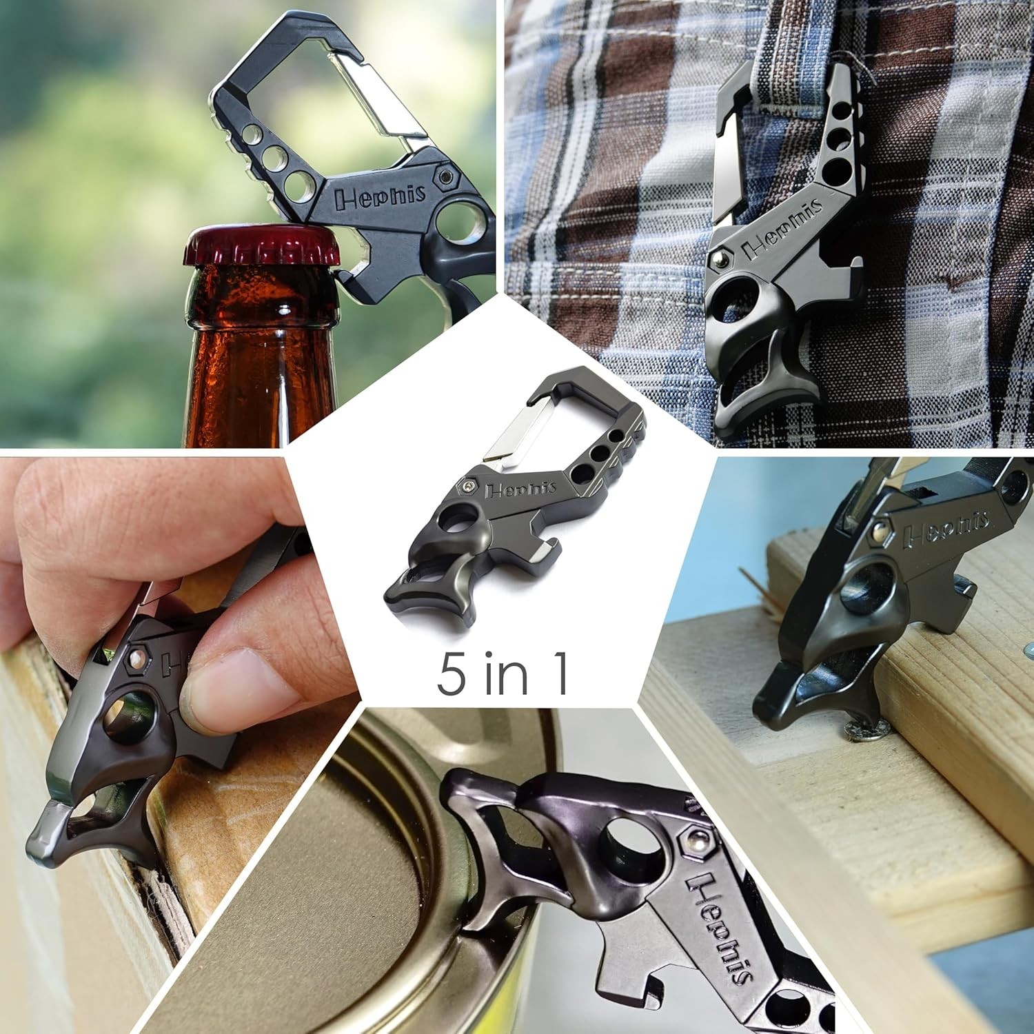Heavy-Duty Keychain: Quick-Release Organizer with Ultimate 5-in-1 Functionality