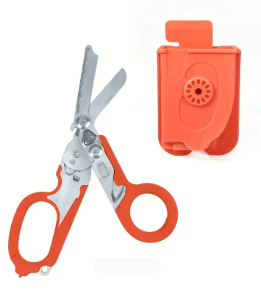 Trauma Scissors Folding Scissors Rescue Shears Rescue Tool with Holster