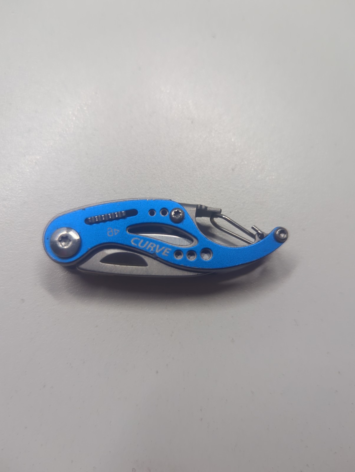 Gerber CURVE Blue Mini Multi Tool Knife,Opener Bottle,screwdriver