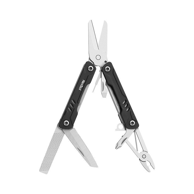Alicate multifuncional NexToo Mini Sailor 11 en 1 EDC, alicates (color negro)