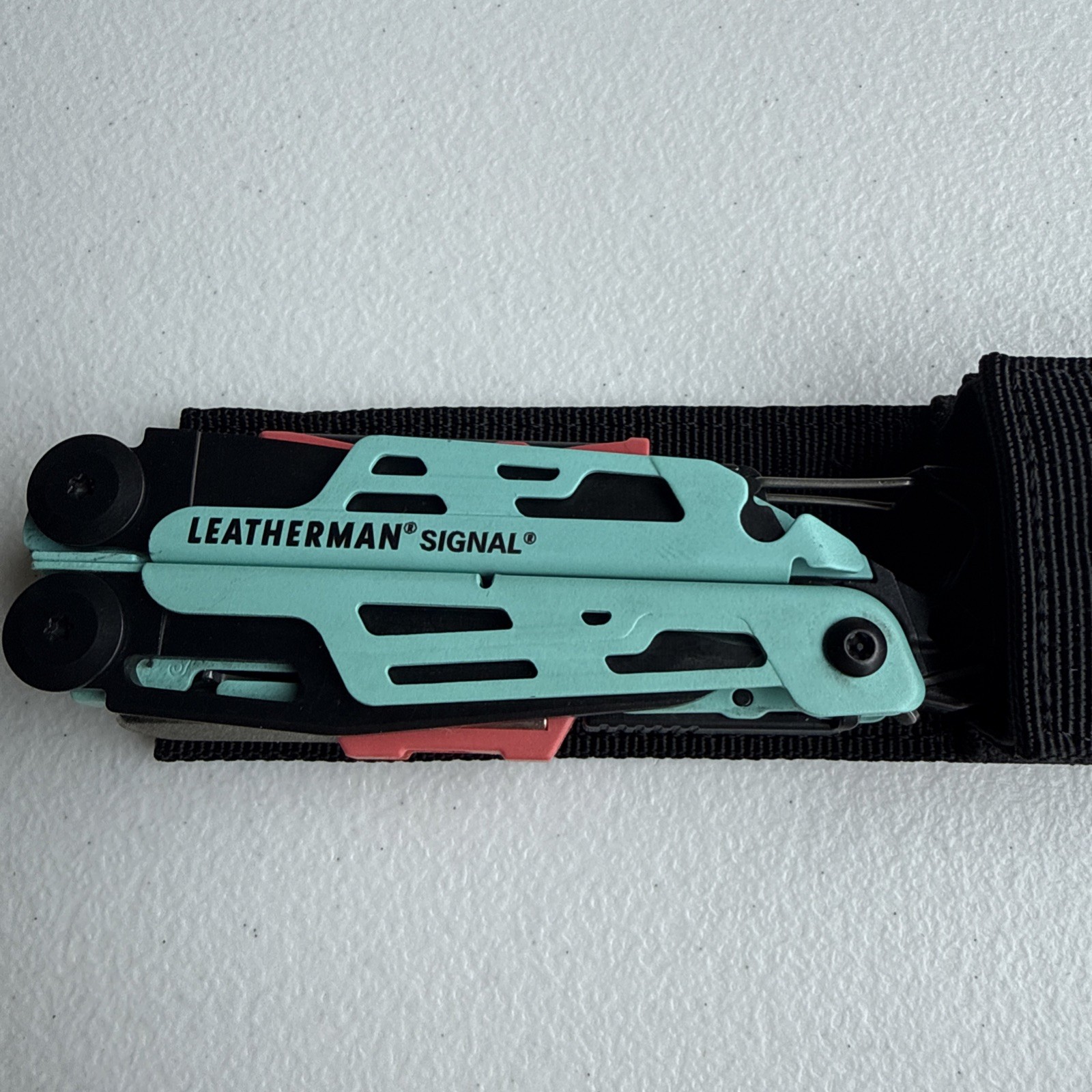 Retired Leatherman SIGNAL Multi-Tool Aqua/Black Oxide