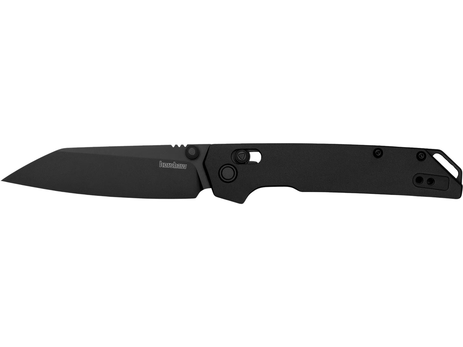 Kershaw Iridium Pocket Knife 3.4″ Reverse Tanto D2 Black Oxide Blade Aluminum