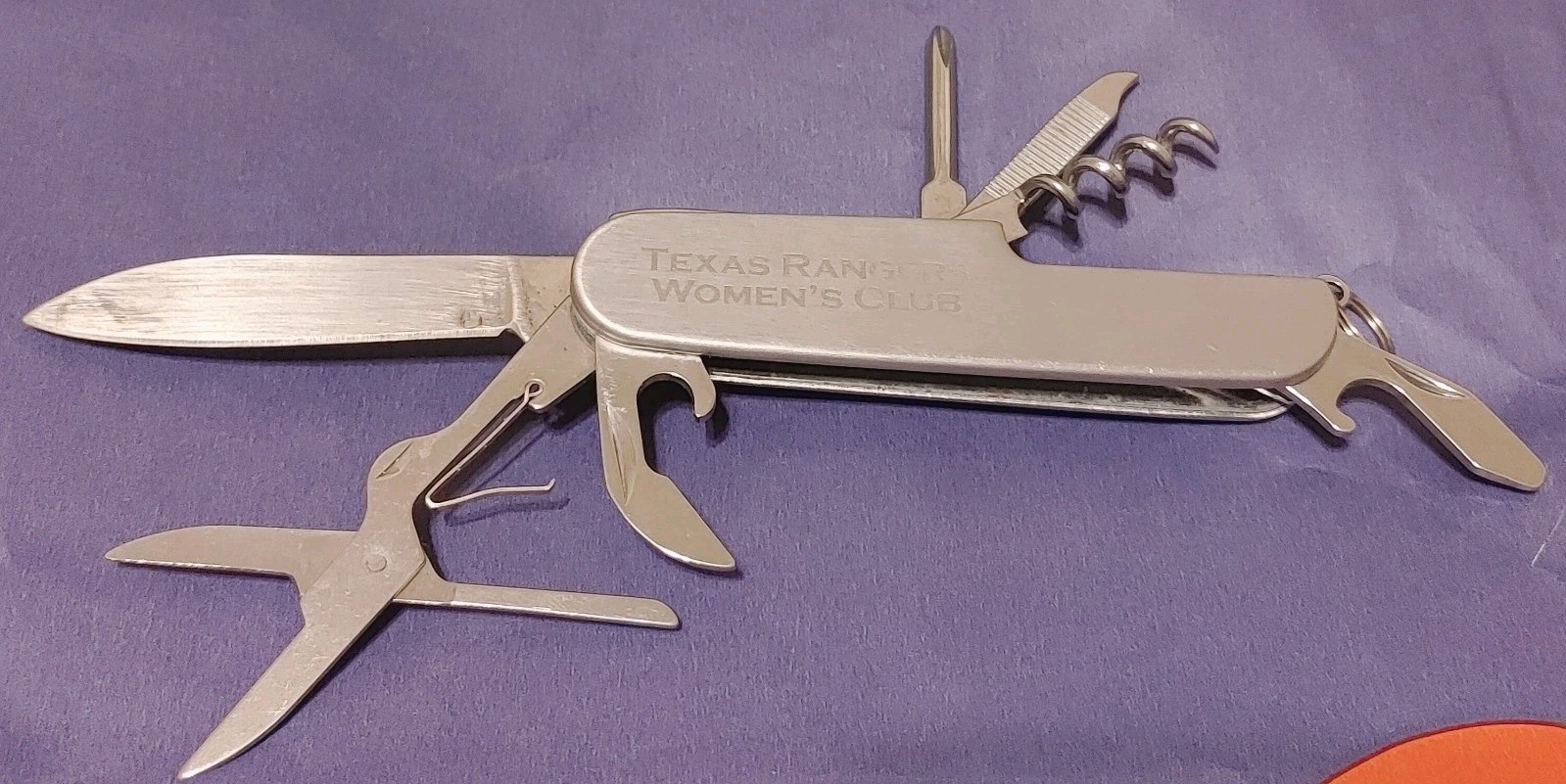 8 Function Stainless Steel Multitool Pocket Knife TX Rangers Women’s Club