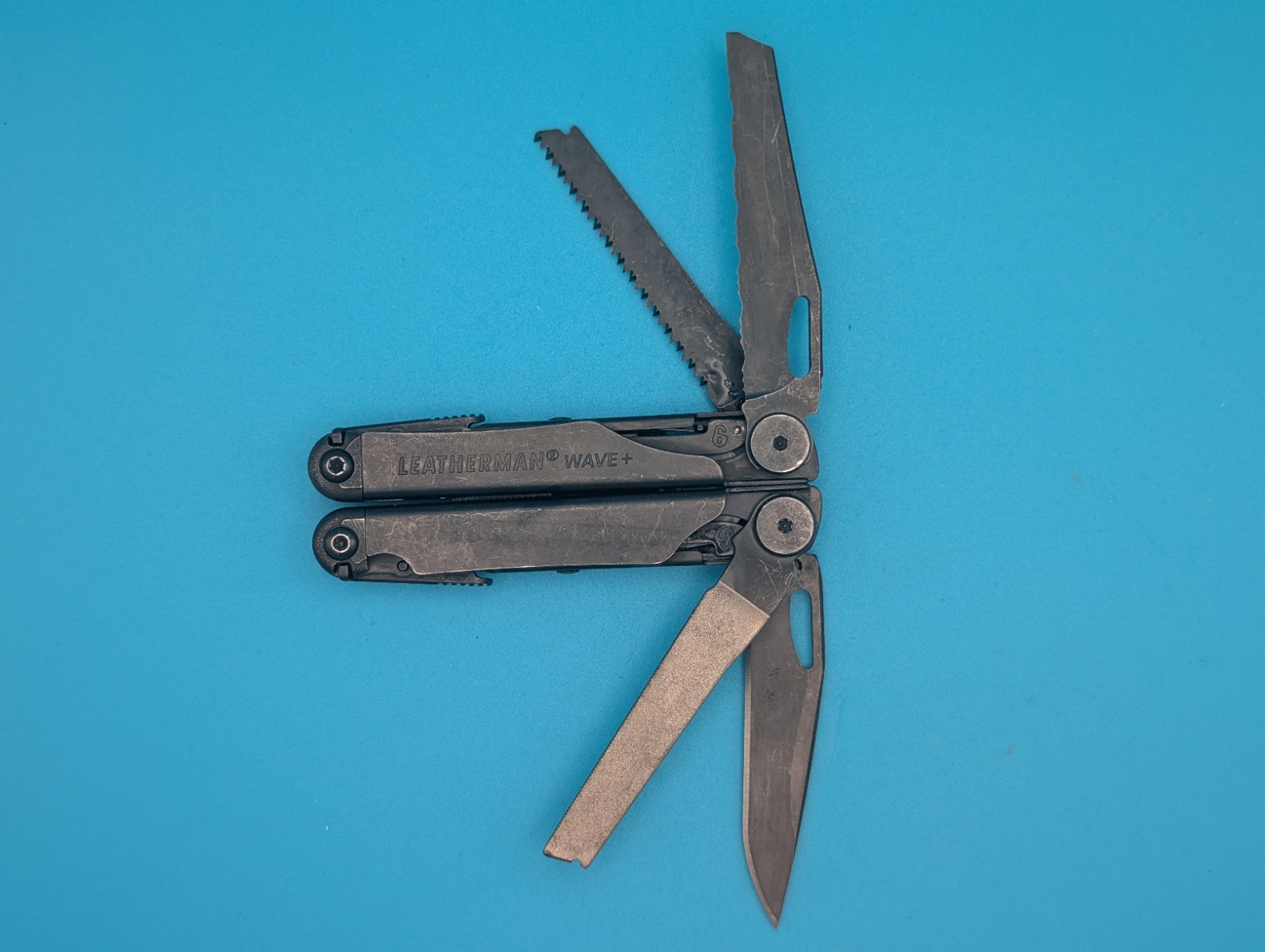 Leatherman Wave Plus + Multi-Tool! FAST SHIPPING! BLACK OXIDE!