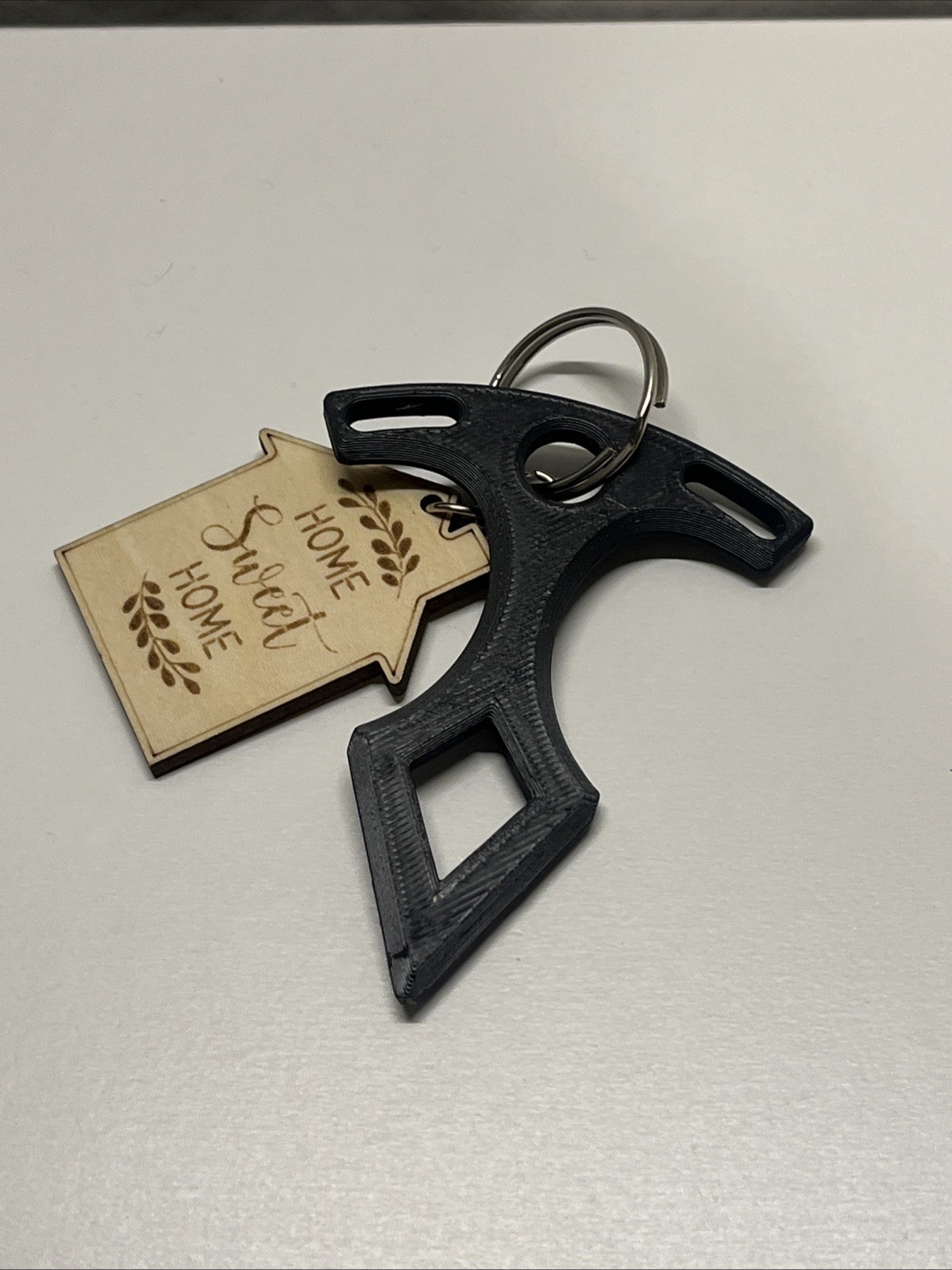 EDC Keychain Boat Anchor Model Tool – Black Undetectable Defense- Free Shipping