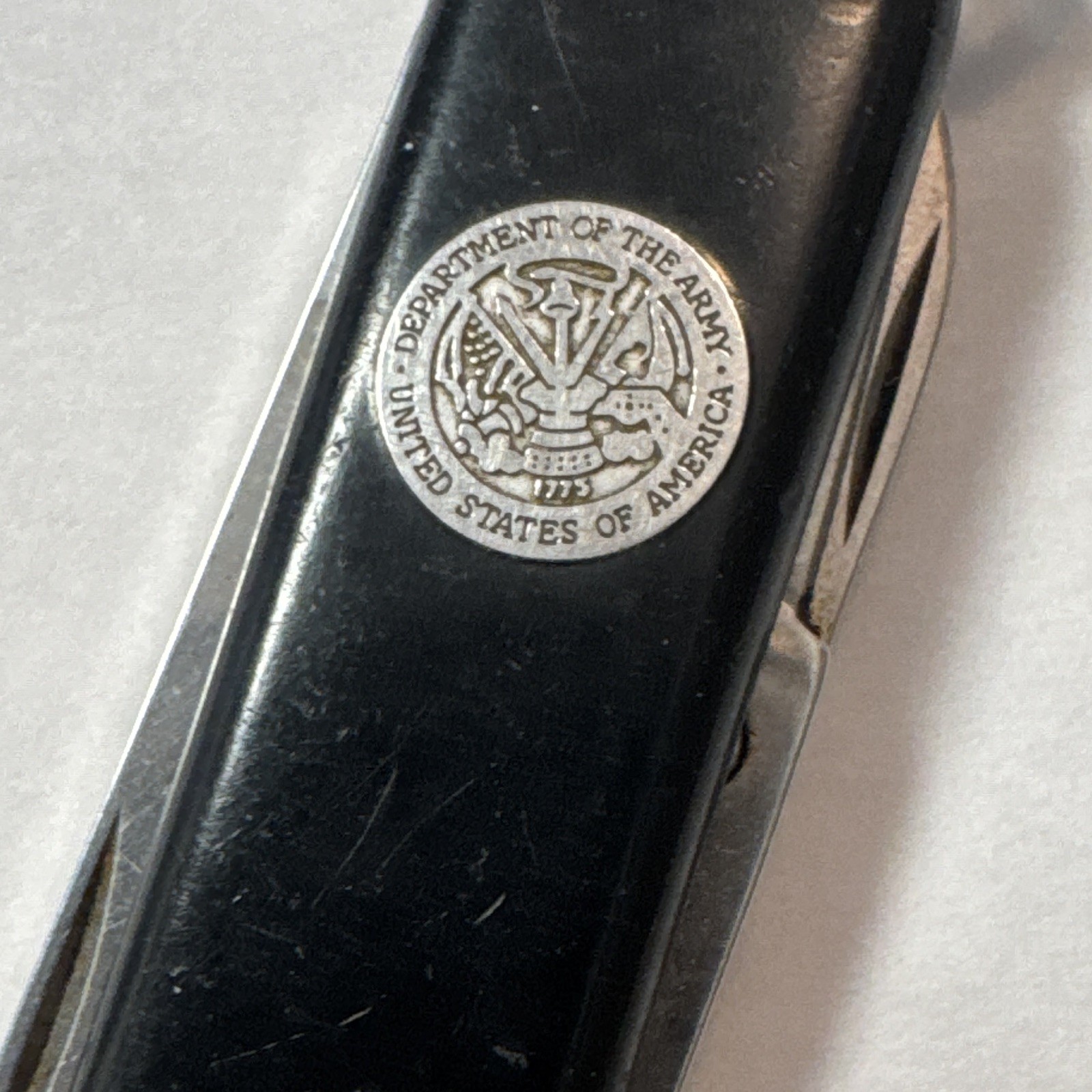 Victorinox Swiss Army Rostfrei Black Multi-Tool Knife/Scissors/File Keyring