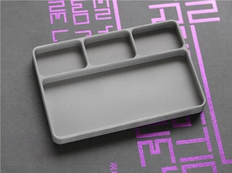 Solid Titanium Alloy Desktop Tray EDC Model Parts Screws Tools Storage Organizer