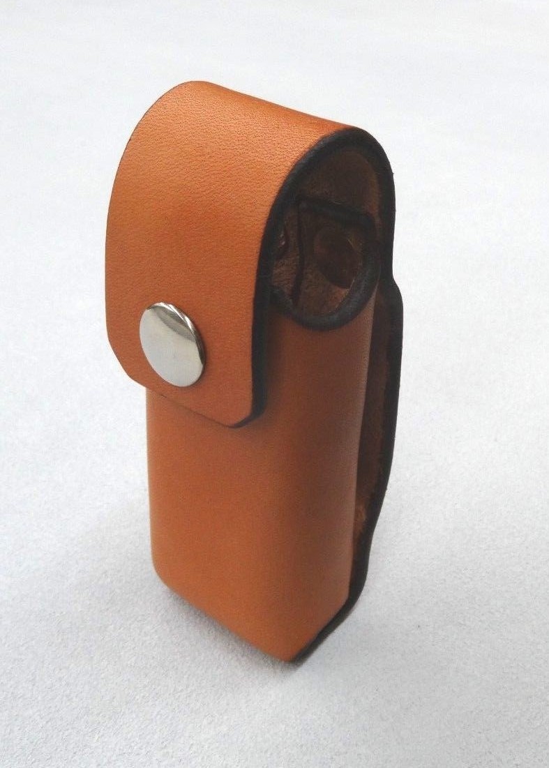 Tan Leather Sheath For Leatherman Wave One Piece Design Custom USA Handmade