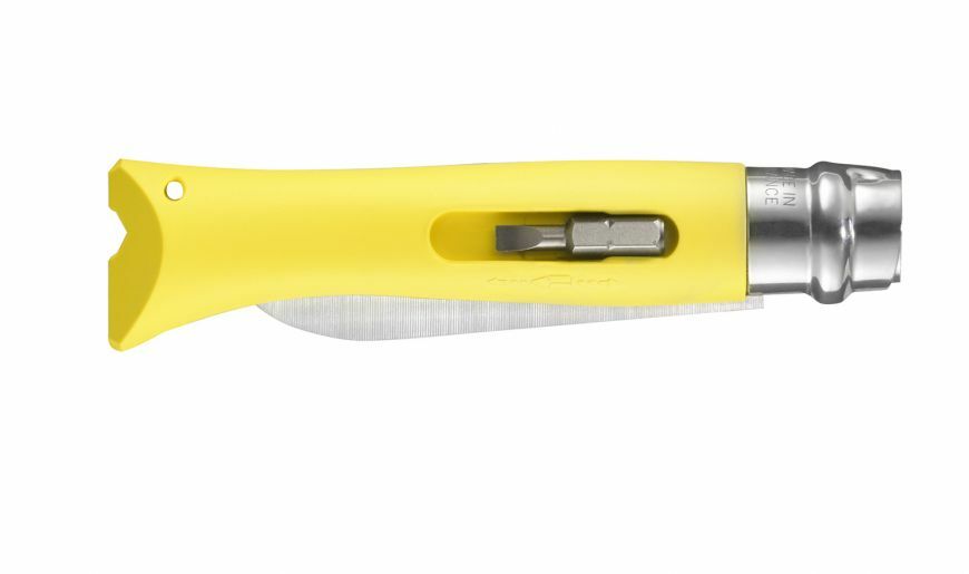 Opinel N°09 DIY Yellow Most elegant for electrician/housekeeping multi tool