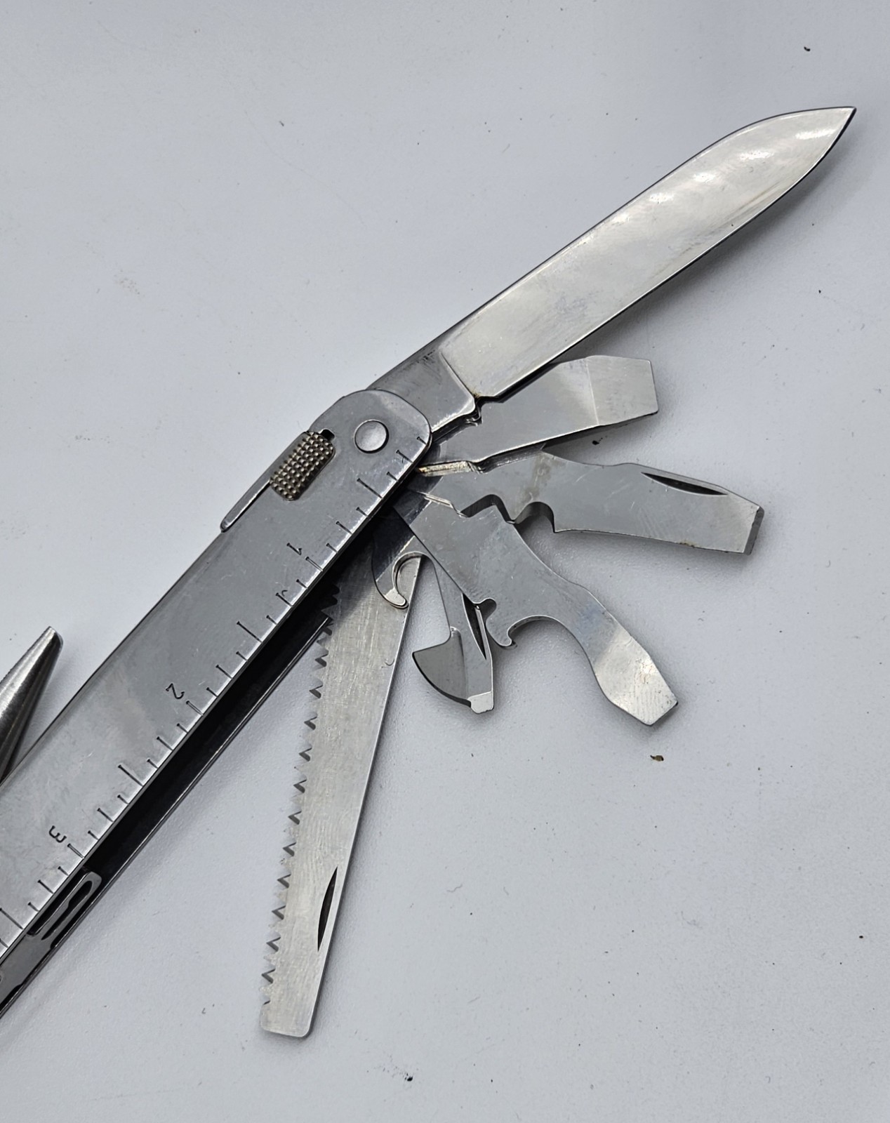 Victorinox SwissTool Multi-Tool Stainless Steel 10 Tools Silver with Sheath