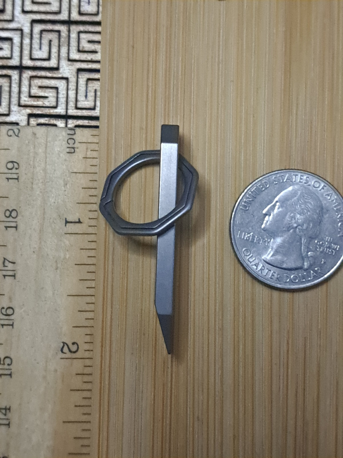 Mini EDC Titanium Keychain Bottle Opener
