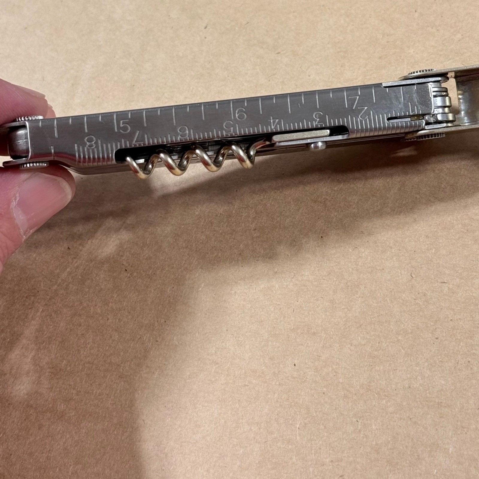 Leatherman Flair Multi-Tool Stainless 10/00 Corkscrew Sheath Knife RARE USA