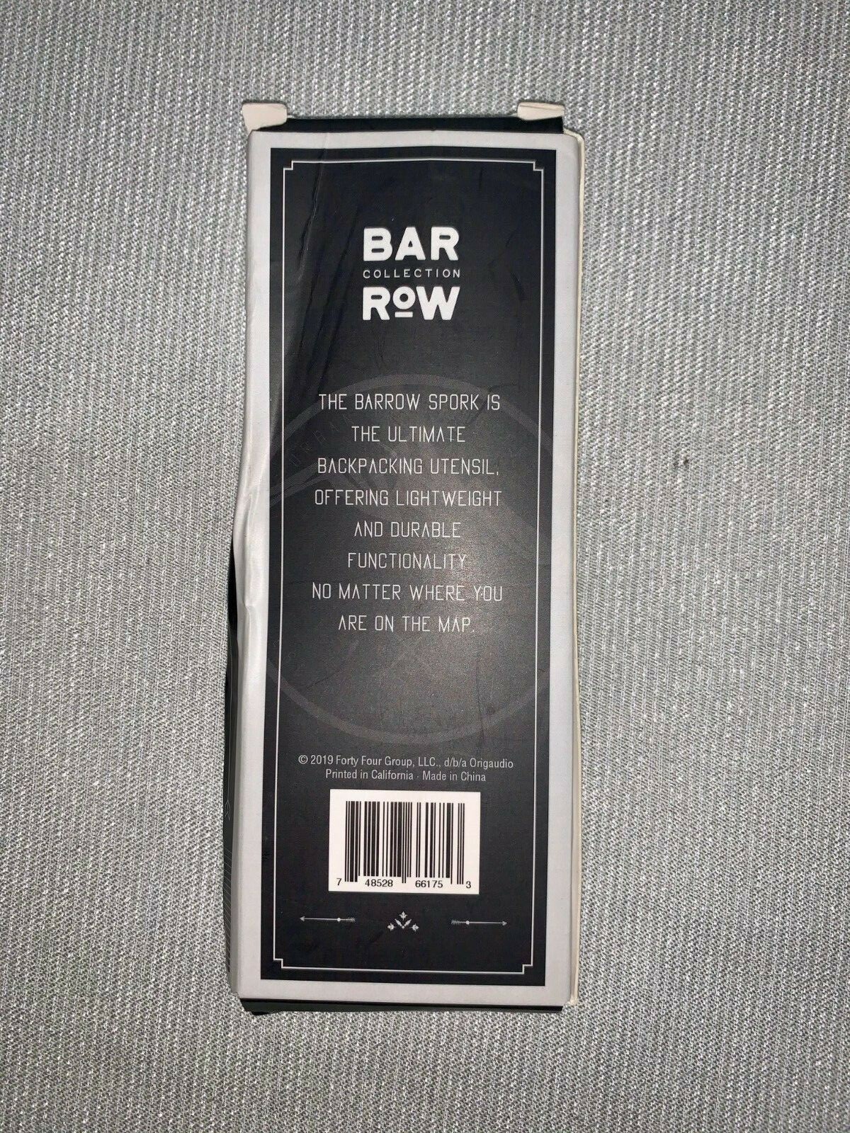 Origaudio Black Barrow Spork-Multi-tool Utensil