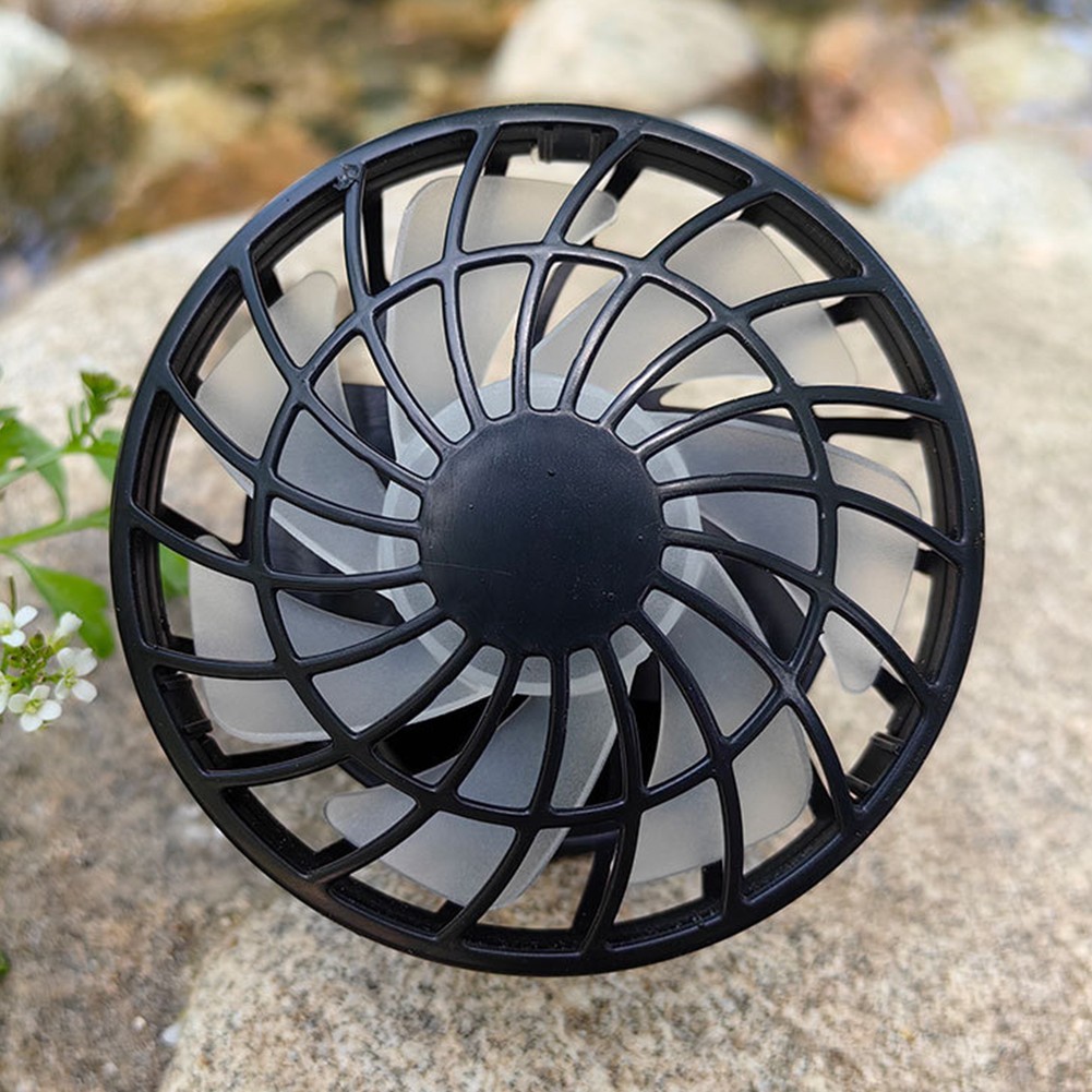 Portable Solar Charging Fan for Hats USB Powered Lightweight and Compact
