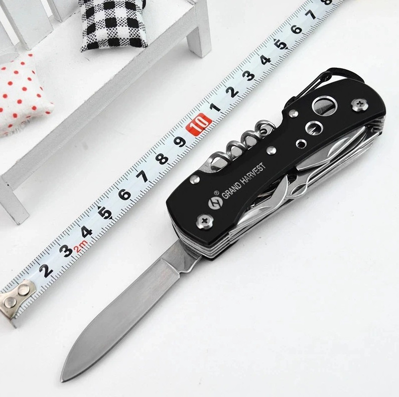 1pcs 11-in-1 Multitool Folding Knife – Compact Swiss Survival Pocket Tool – NEW