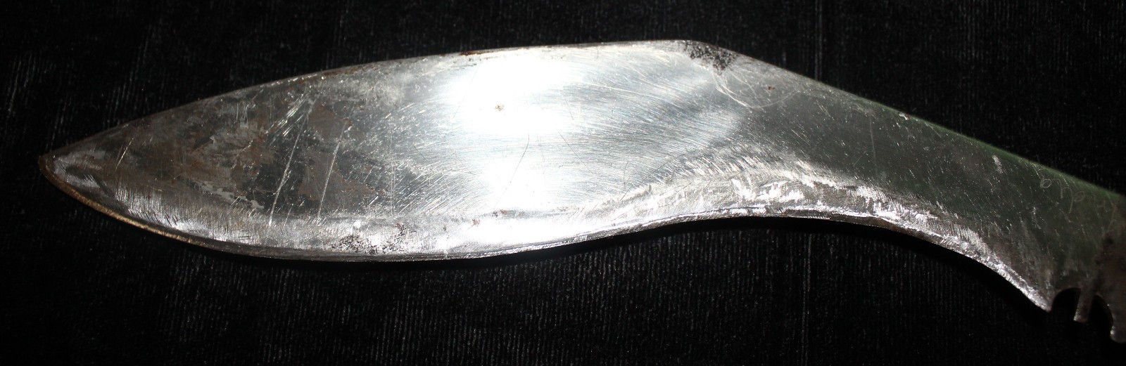 GURKA Curved Knife 12″ End to End Handmade in India Needs TLC AO4075643