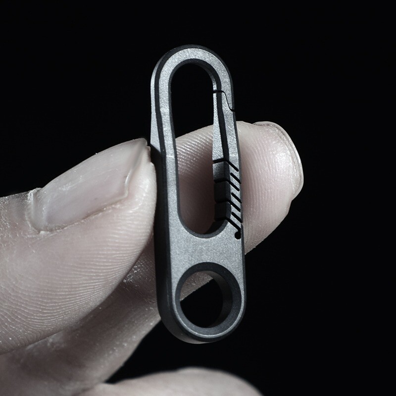 1PC Titanium Zipper Pull Replacement Detachable Zipper Puller Zipper Pull Tab