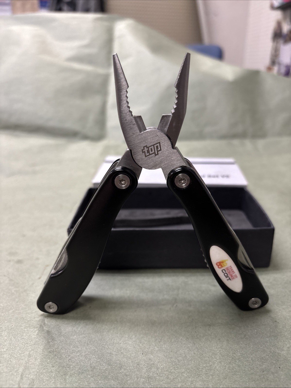 Coit Multi-Tool Set V2 Black Stainless Steel 11-in-1 Folding Tool with Box