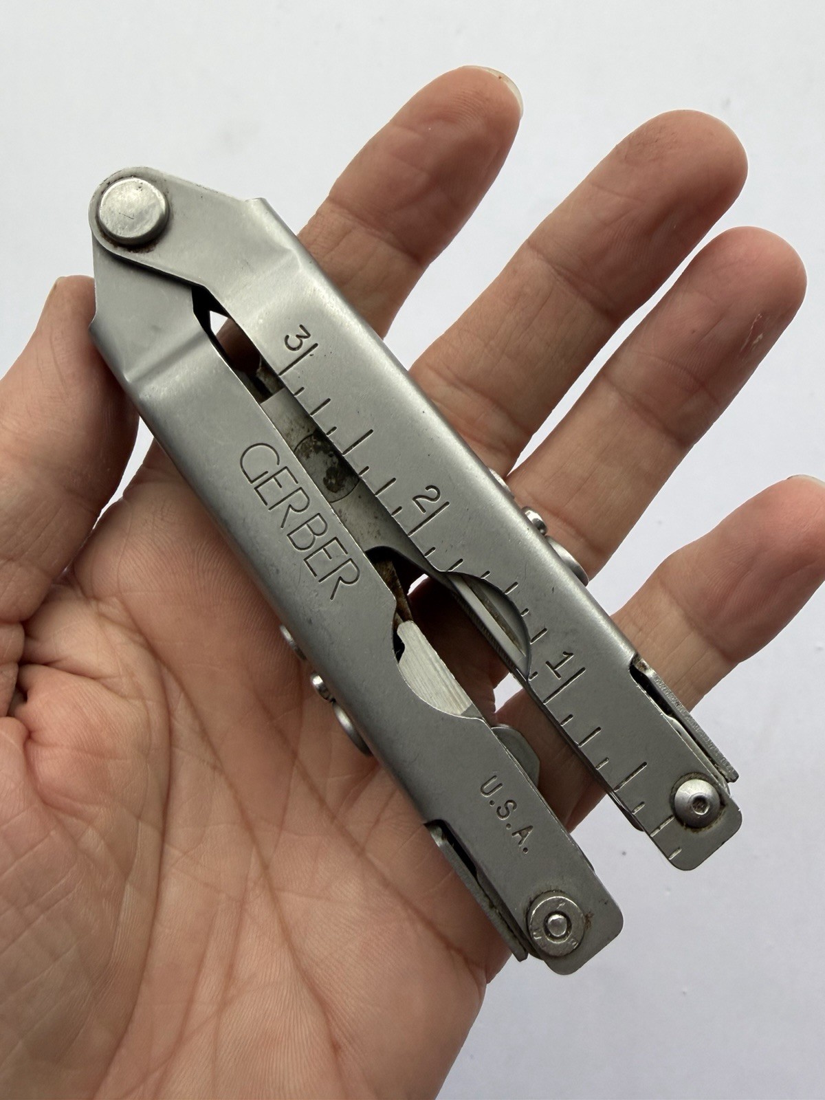 VINTAGE 1990s GERBER USA MP500 ORIGINAL NEEDLE NOSE PLIER MULTITOOL IN NEW POUCH