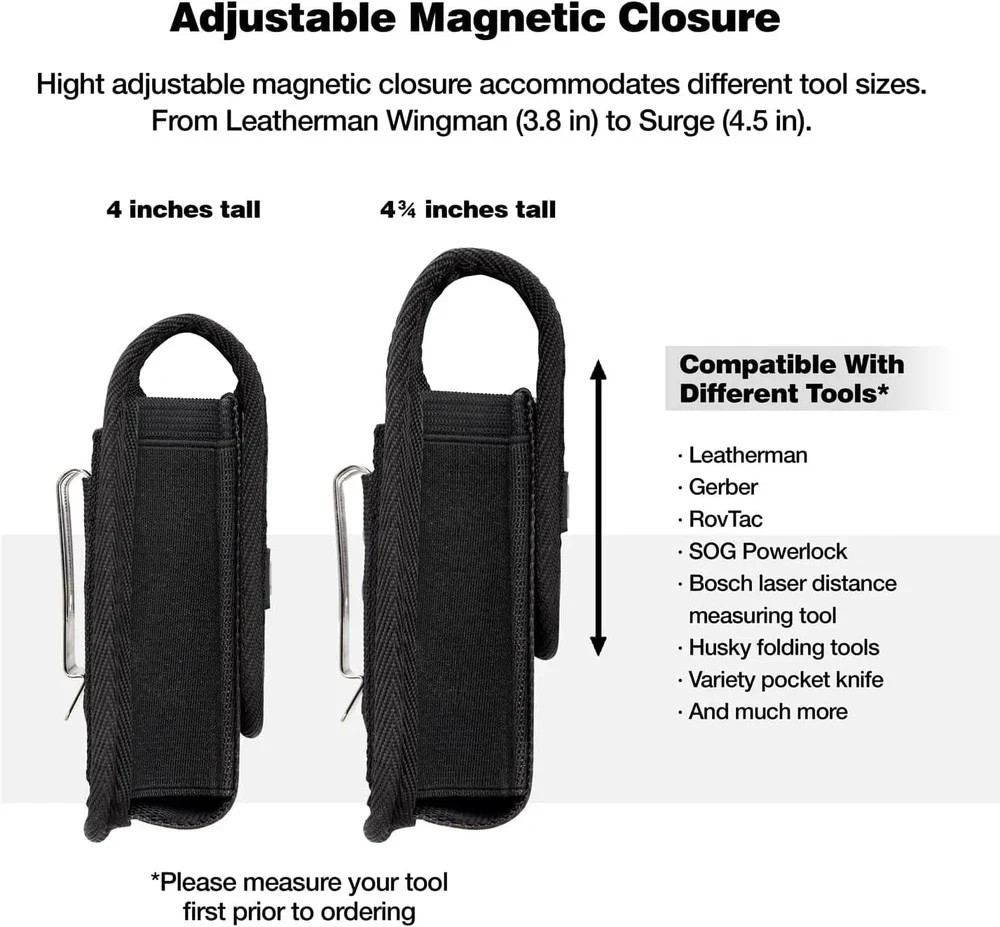 Leatherman Tool Sheath Replacement by . Magnetic Closure Pouch Fits Wave Plus, W