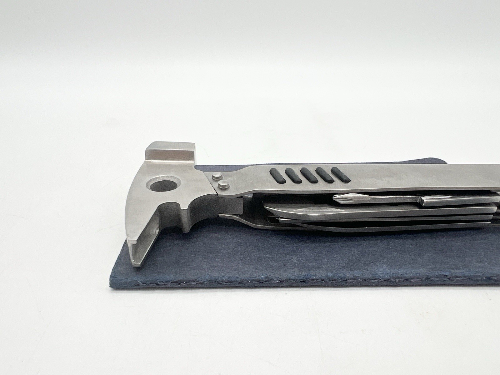 Stainless Steel Hatchet Multi Tool Axe Hammer Knife Saw Wrench Nylon Sheath