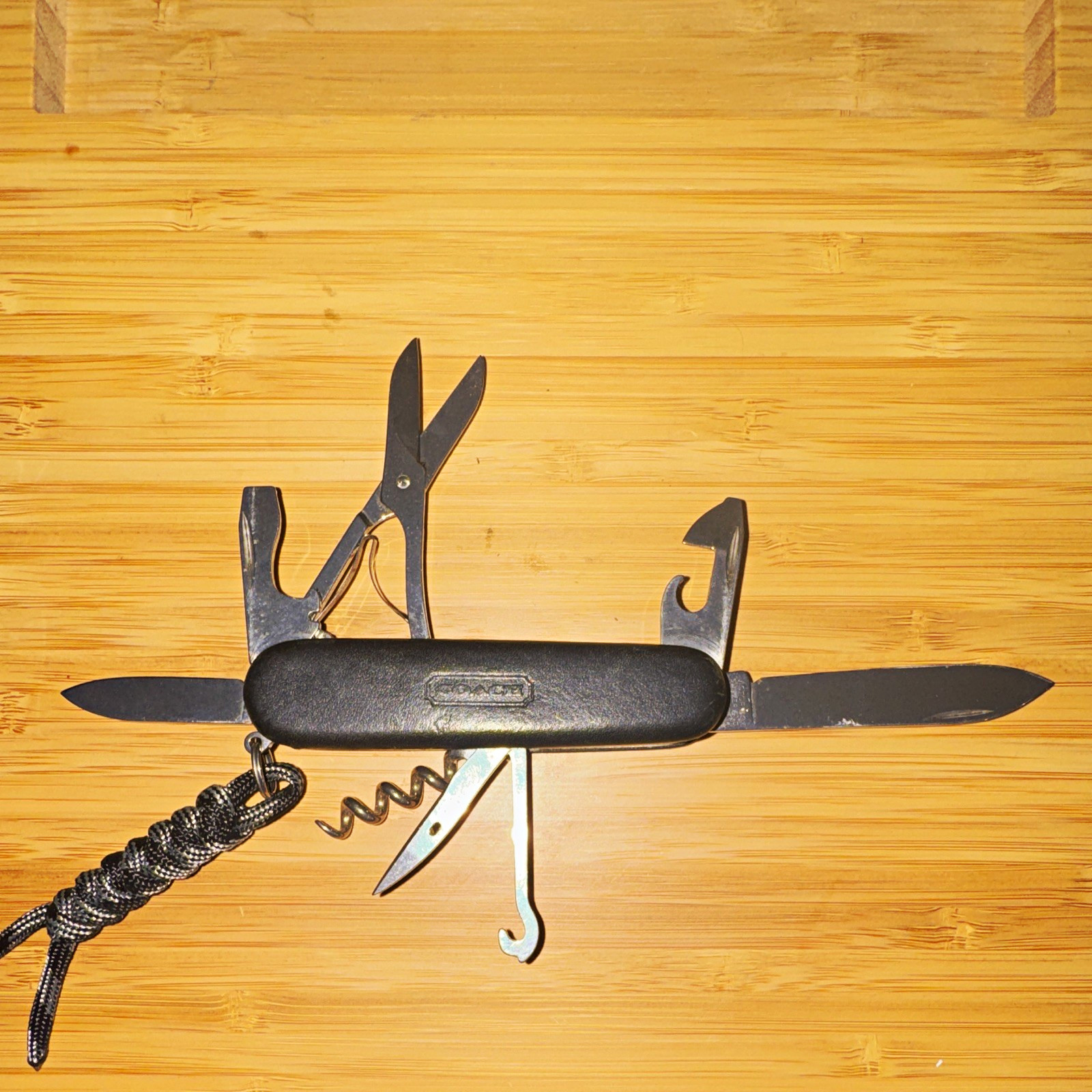Victorinox Coach Climber Swiss Army Knife 91mm Leather Scales. Limited Edition.