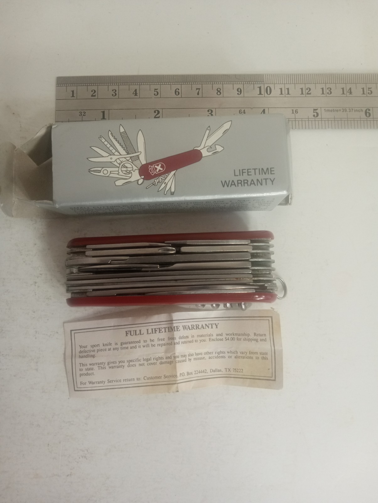 ROYAL CREST 27 Function SKA13 Pocket Knife, Stainless Steel
