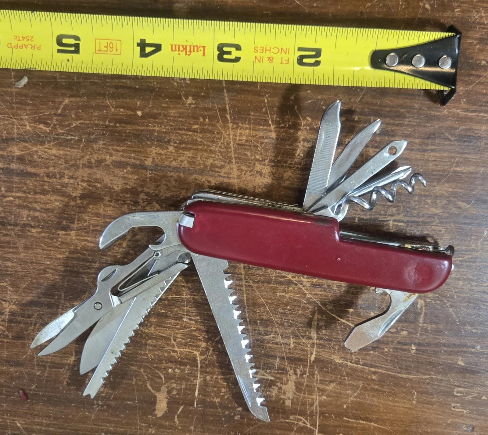 Star in Q Vintage Art No K 501L Superior Multi Purpose Pocket Knife w Og Box 13