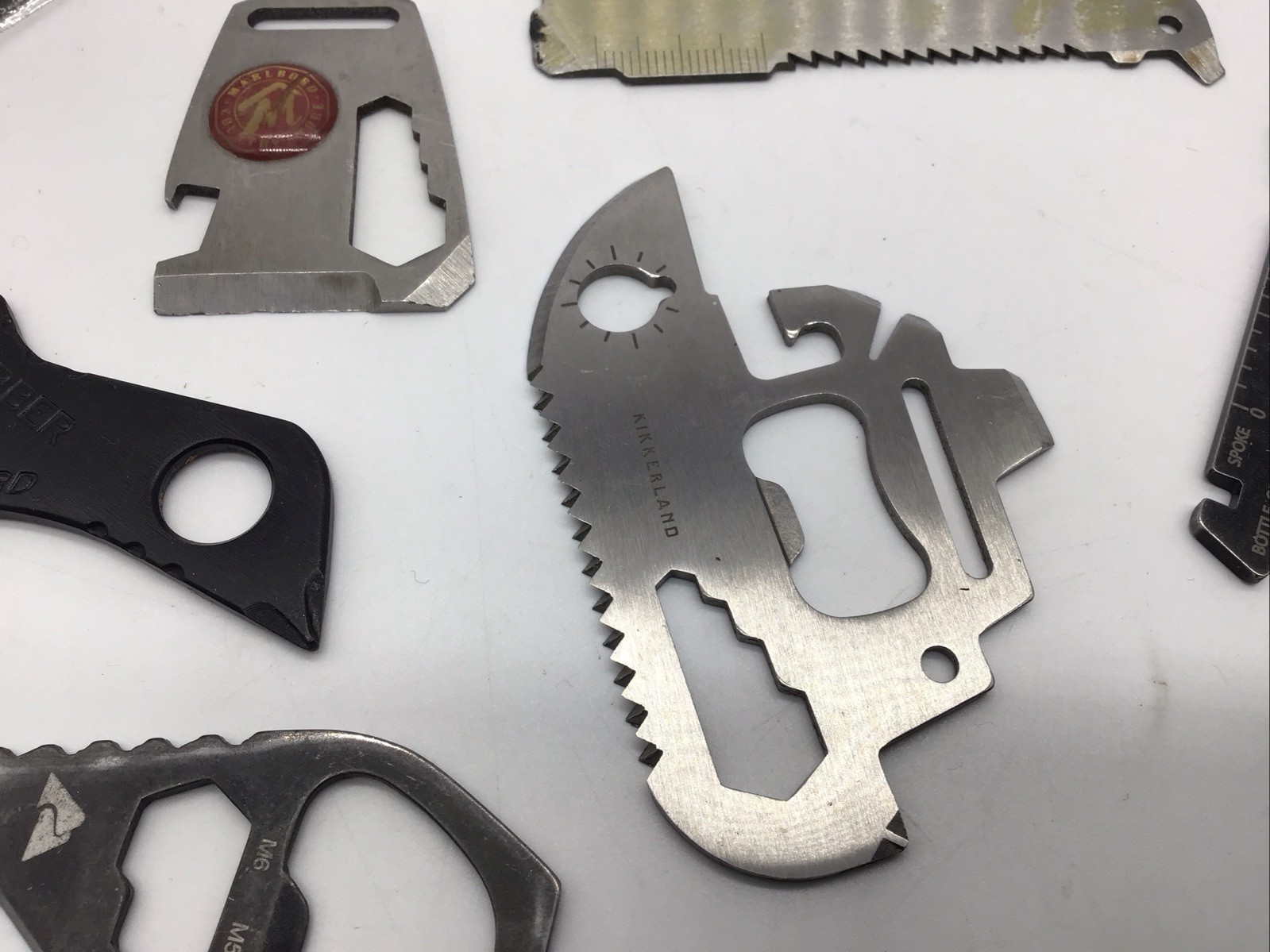 Multitool All-In-One Wrench Knife Saw Screwdriver Bottle Opener Pry Bar EDC Lot
