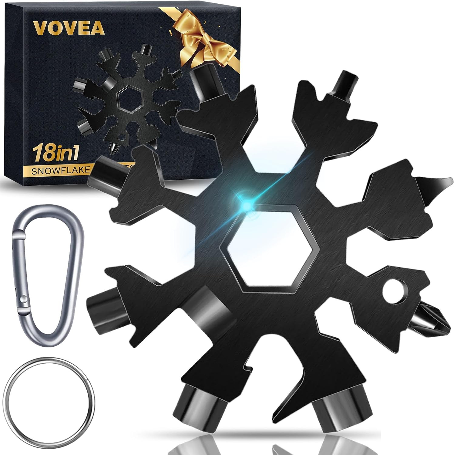 18-in-1 Snowflake Multi Tool, Fathers Day Mens Gifts, Birthday Gifts for Mens