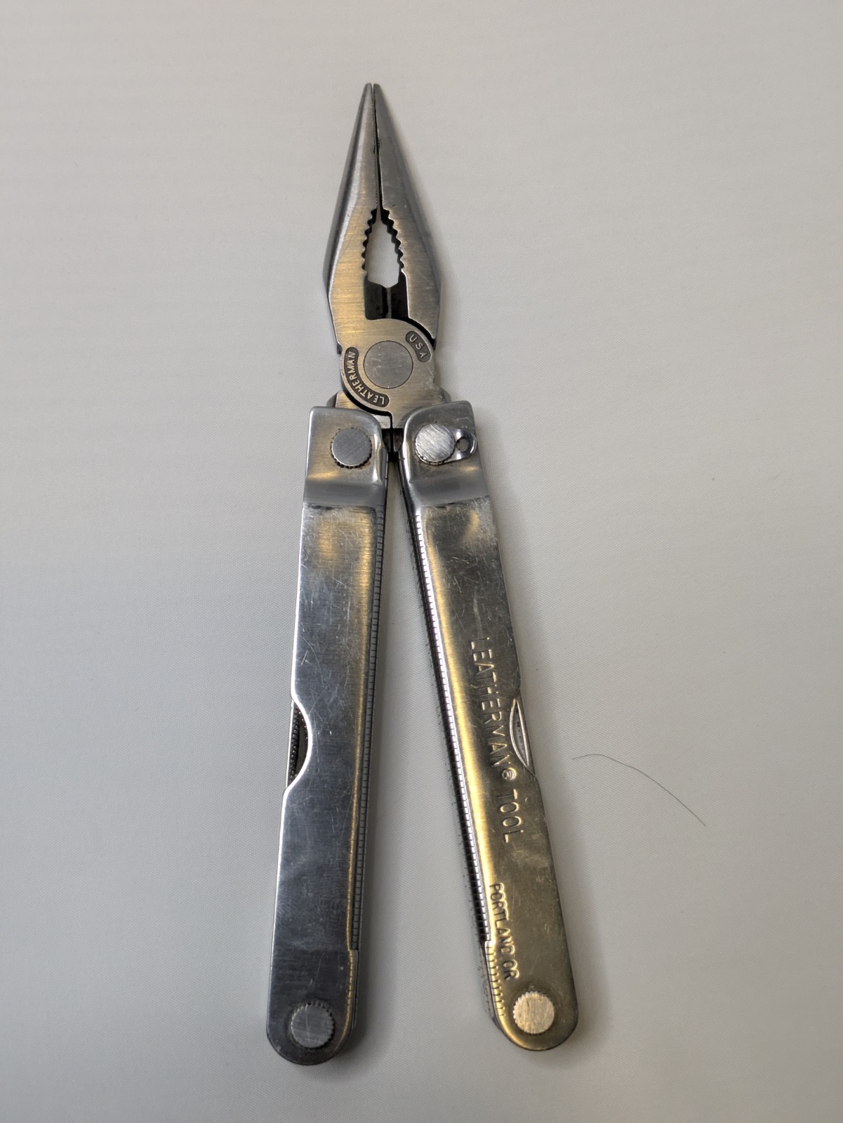 ORIGINAL LEATHERMAN TOOL PORTLAND MULTI-TOOLS SILVER POCKET W/ POUCH