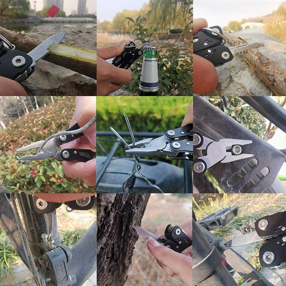 15 in 1 Multi Tool Kit Pliers Pocket Knife Folding Screwdriver Multi-functional