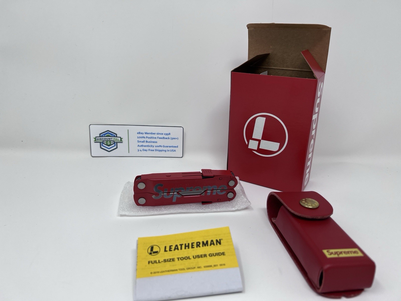 BNIB Leatherman X Supreme Rebar Multi-Tool + Leather Pouch Sheath