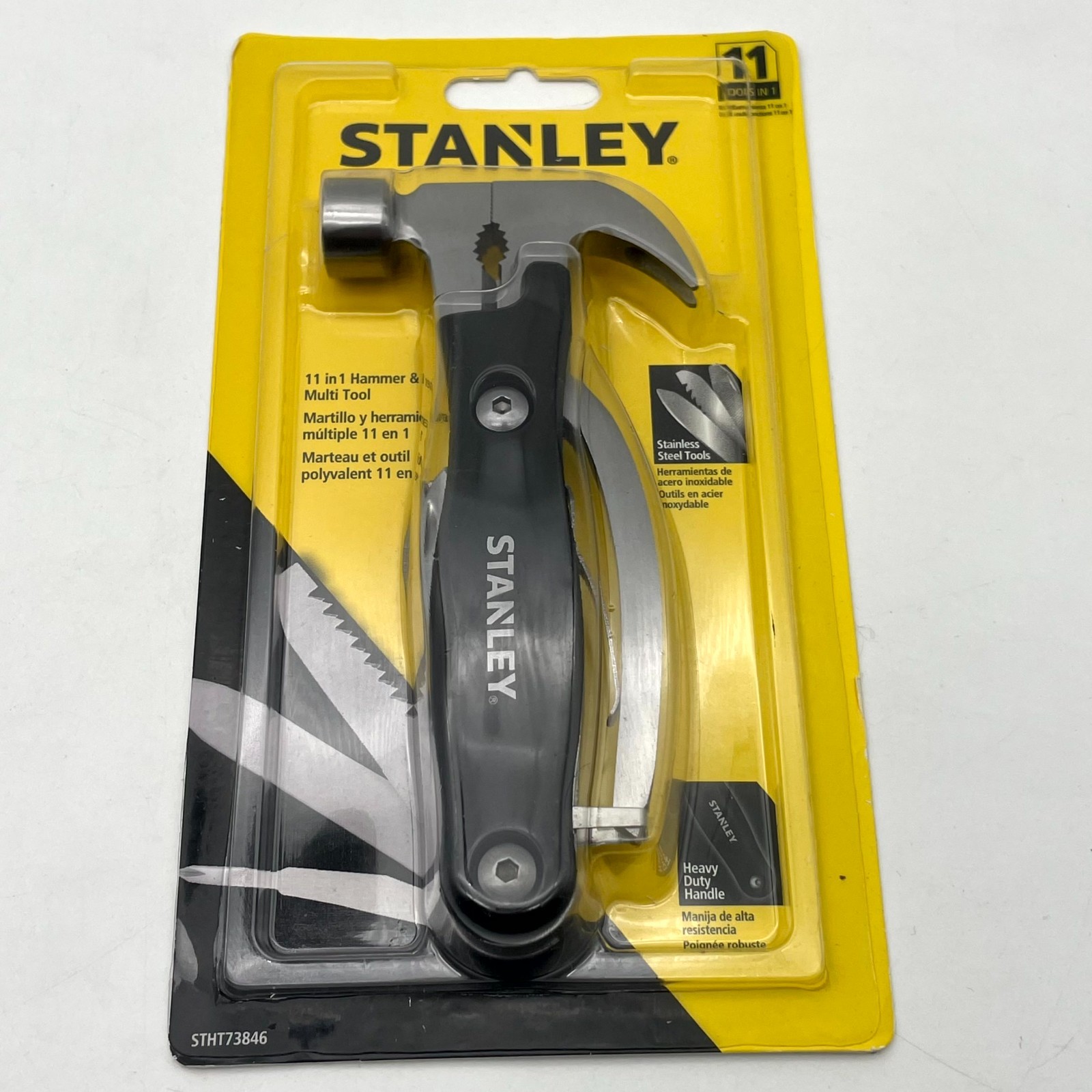 Stanley 11 in 1 Hammer & Multi Tool STHT73846 Pliers Knife Saw Screwdriver