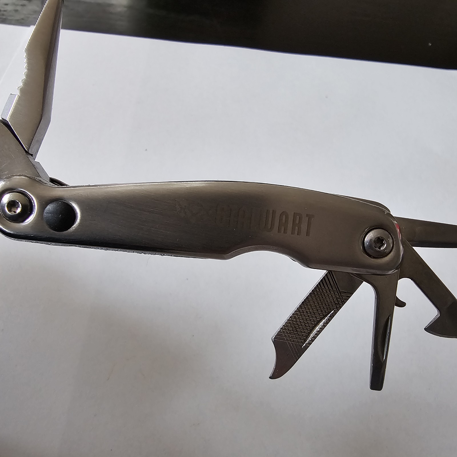 Stalwart Folding Pliers Multi Tool With Case New Old Stock Knife Saw