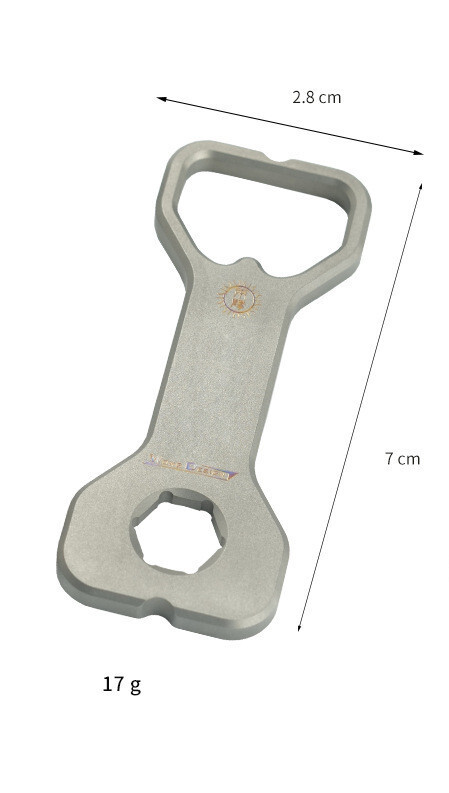 Titanium Alloy Tool Outdoor Creative Convenient Bottle Opener EDC Multi-Tools