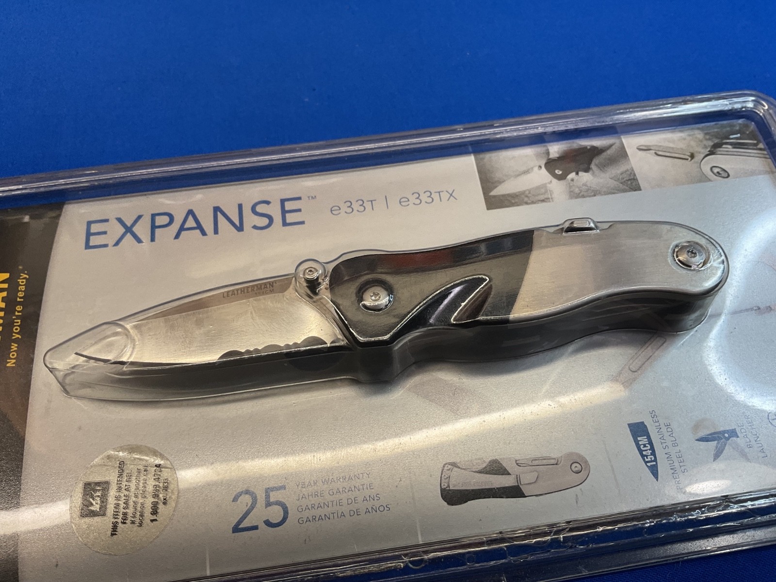 Leatherman e33TX Folding Blade Knife Multi Tool NOS
