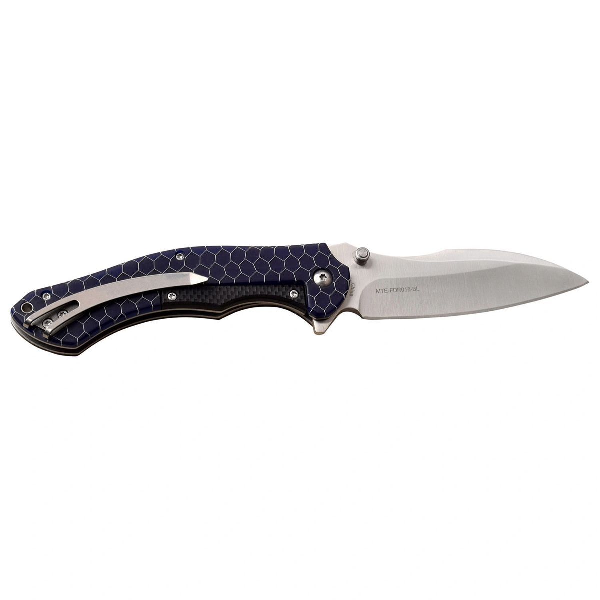 MTech USA – 3.5 inch Sheepsfoot Ball Bearing Folding Knife – MTE-FDR018-BL