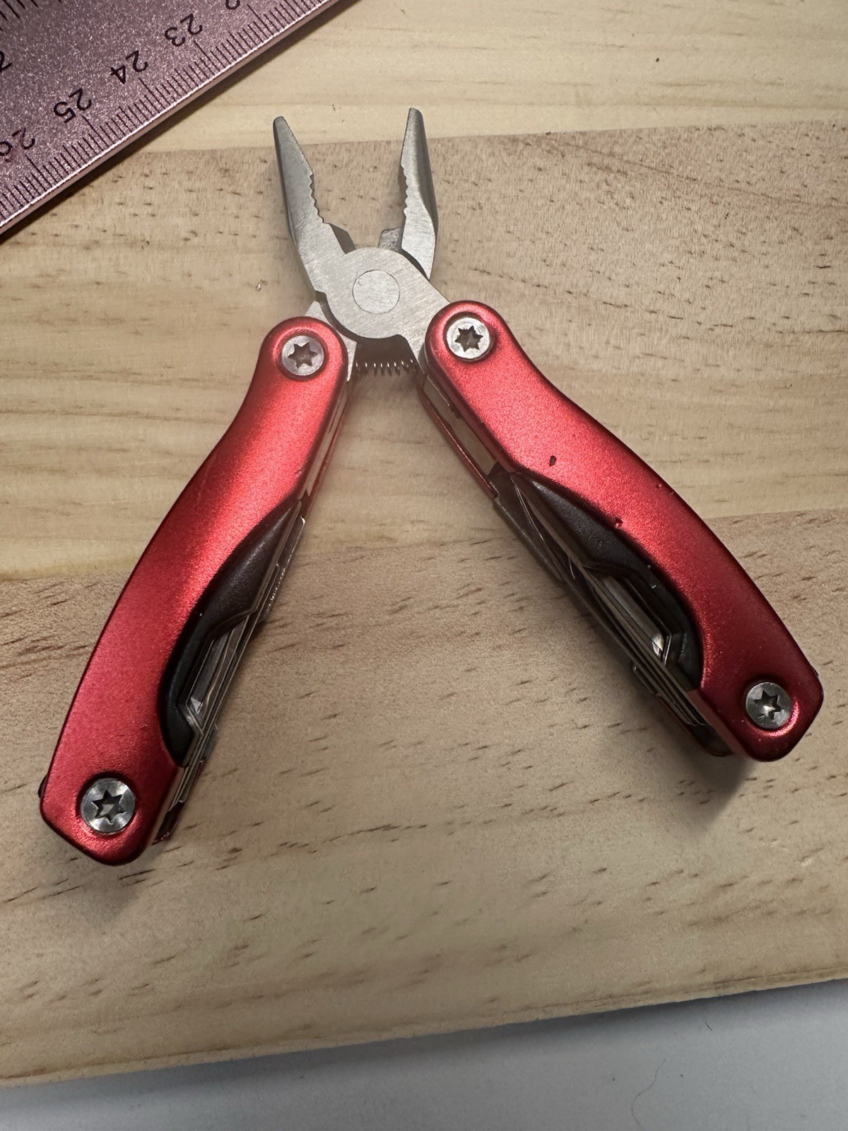 Traveler Stainless Steel 9 In 1 Multitool Plier Survival Camping 3” Closed Tool