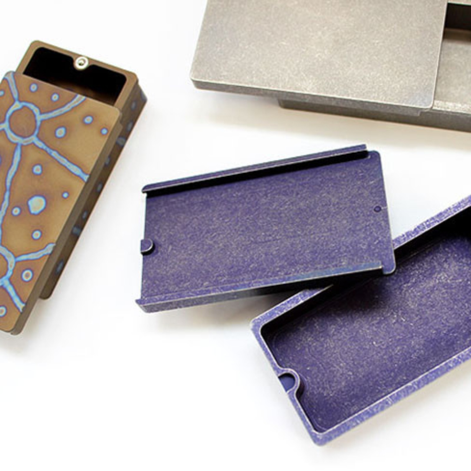 EDC Titanium Alloy Waterproof Pills Holder Box Sealing Container Case Box