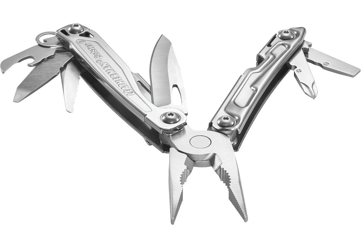 Leatherman Bolster 13-in-1 Multi-Tool Stainless Steel Silver Partially Serrated