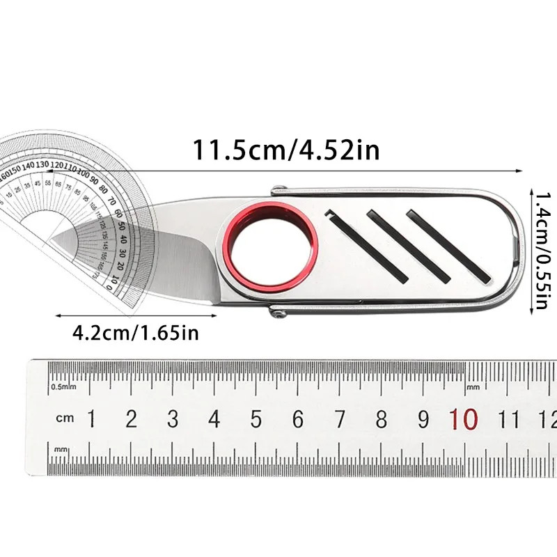 Mini Stainless Steel Portable EDC Tool Keychain Pendant for Opening Packages and