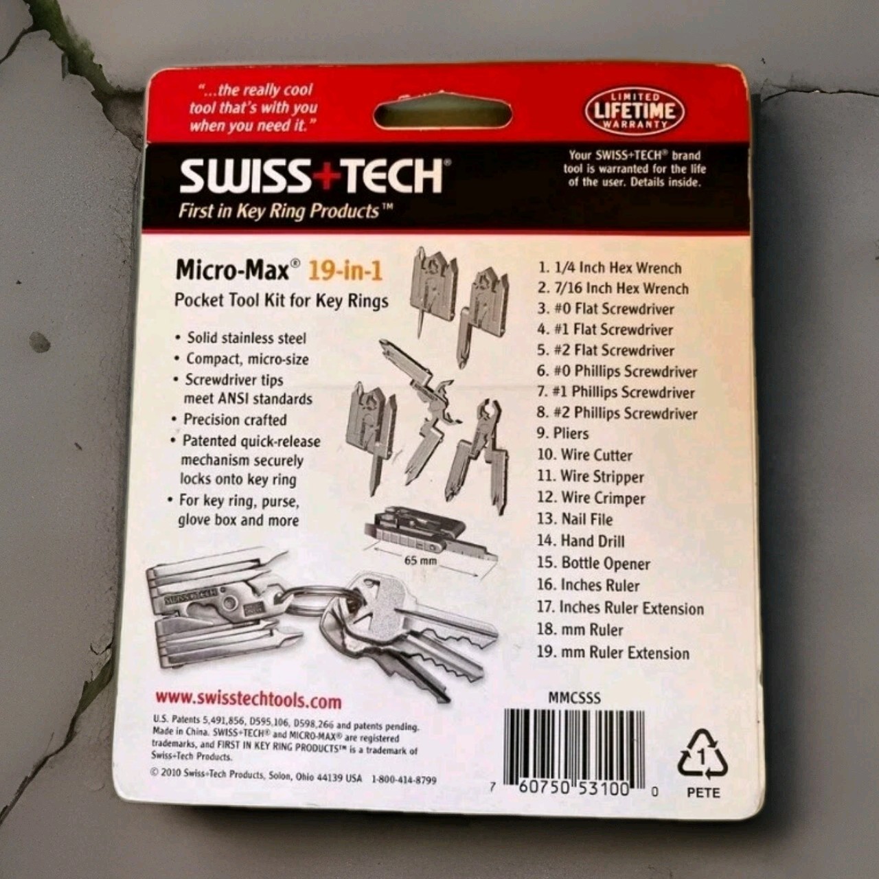 Swiss+Tech Micro Max 19 in 1 Wrenches Screwdrivers Multitool Stainless