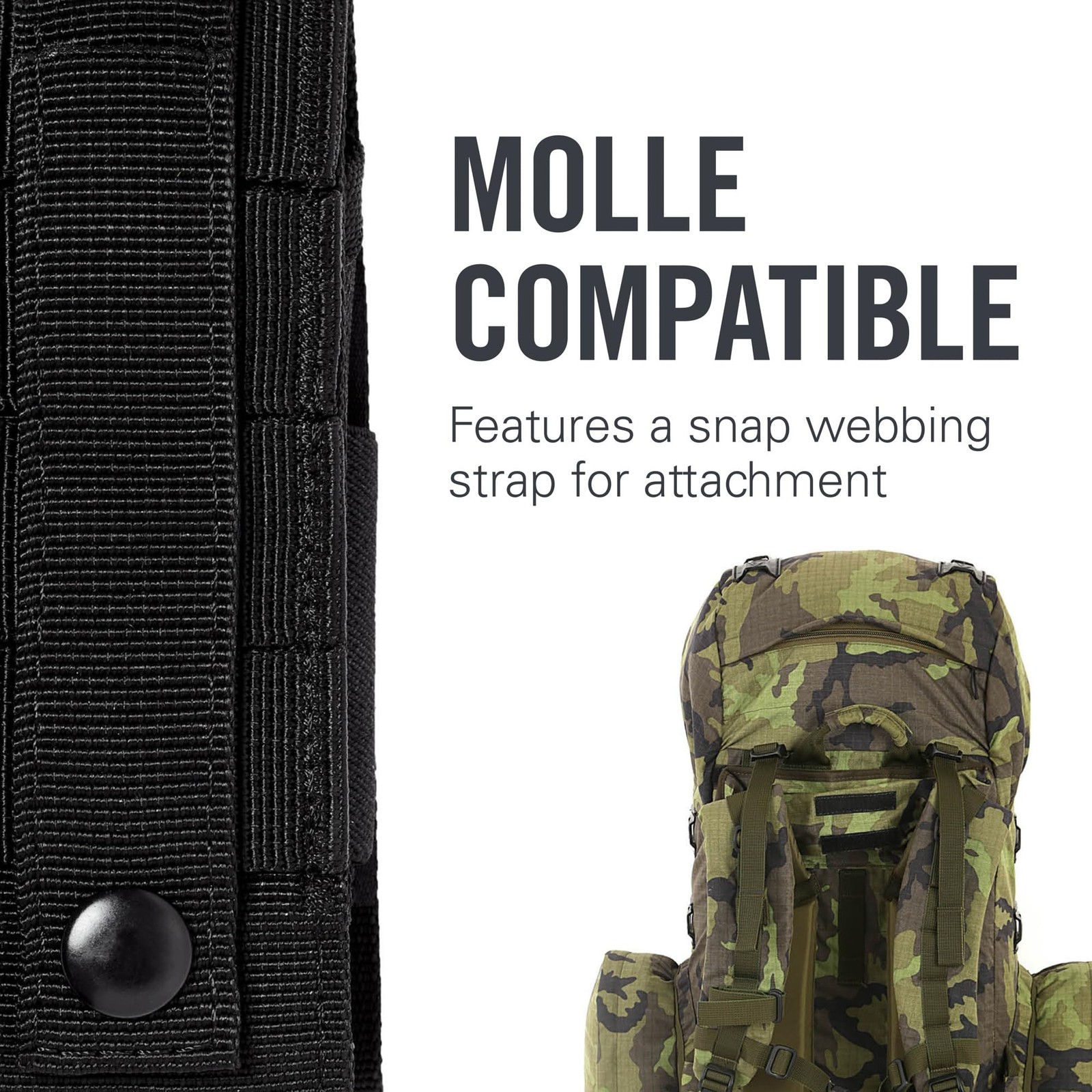 LEATHERMAN MOLLE XL Nylon Sheath Multi-Tool MUT Surge Super Tool 300, Black